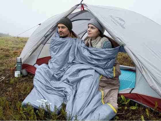 Спальник надлегкий Naturehike Summer LW180 NH21MSD09 лівий, (15°C), p-p XL,  коричневий Київ