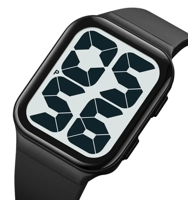 Годинник цифровий наручний Skmei 1995 (Чорний з білим) Вінниця - фото 2