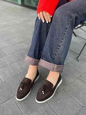 Arcoboletto Лофери жіночі Arcoboletto шоколадні замша натуральна 34-40 (5368) 39 Коломия