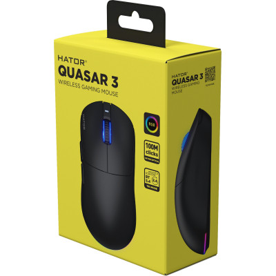 Мышка Hator Quasar 3 Wireless Black (HTM730) Винница - изображение 7