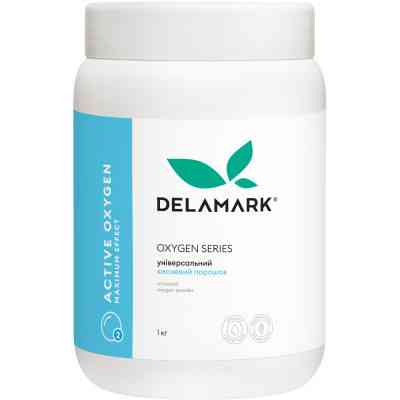 Засіб для видалення плям DeLaMark Універсальний кисневий порошок 1 кг (4820152333605) Вінниця