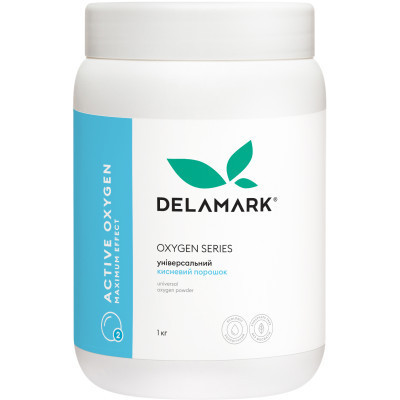 Засіб для видалення плям DeLaMark Універсальний кисневий порошок 1 кг (4820152333605) Вінниця - фото 1