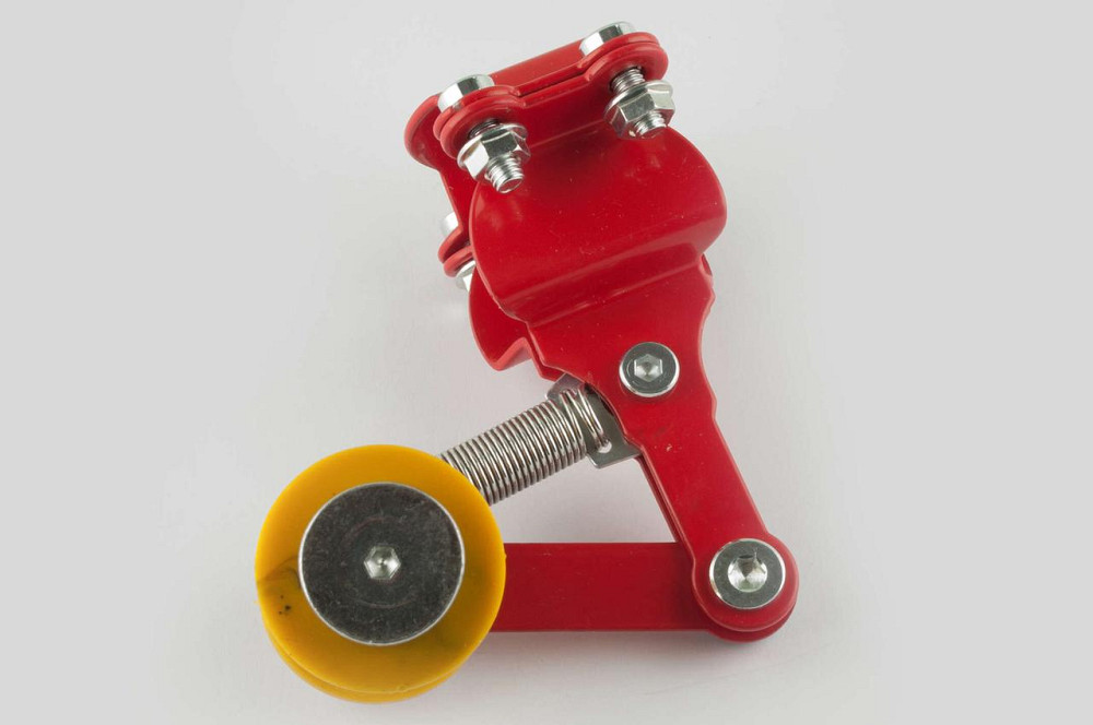 Натяжитель цепи трансмиссии с роликом (универсальный, красный) Мукачево - изображение 1