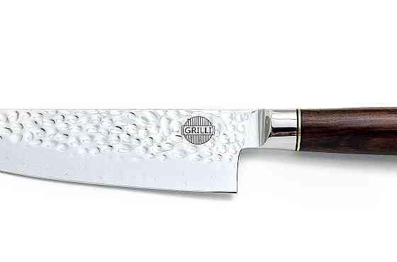 Професійний ніж шеф кухаря із дамаської сталі Chefs Knife 20,5 см GRILLI 88815 Код: 012181 Рівне