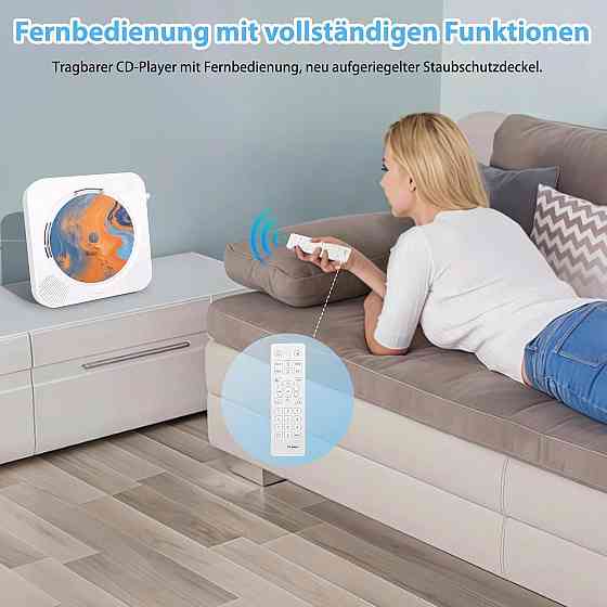 Уценка! Аудиосистема KC-718 CD-плеер, USB, Bluetooth со встроенными динамиками Днепр