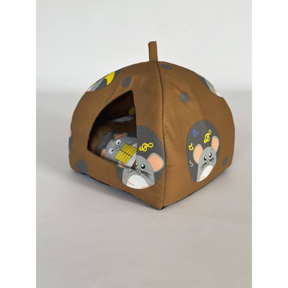 М'який будиночок для домашніх тварин собак та котів 1352 Київ - фото 1