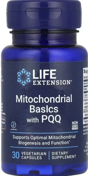 Пірролохінолінхінон Life Extension Mitochondrial Basics with PQQ 30 раст капс Київ - фото 1