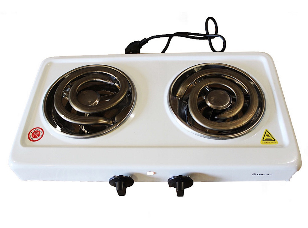 Электроплита двух комфорная Domotec MS-5532 (Большая спераль) Днепр - изображение 2