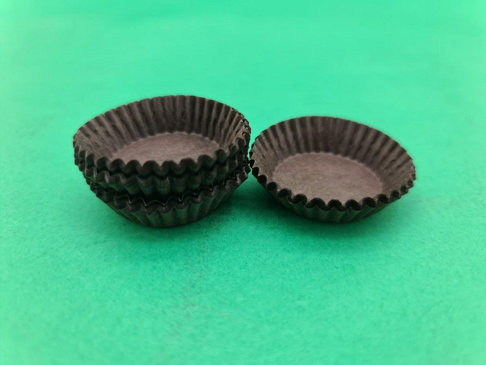 Тартолетка для кексів "Кругла коричнева"D30 H9,5 (100шт)/3а/ (1 уп.) Харків - фото 1