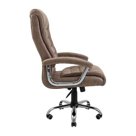 Офисное Кресло Руководителя Prinston М3 MultiBlock Хром Коричневый Киев