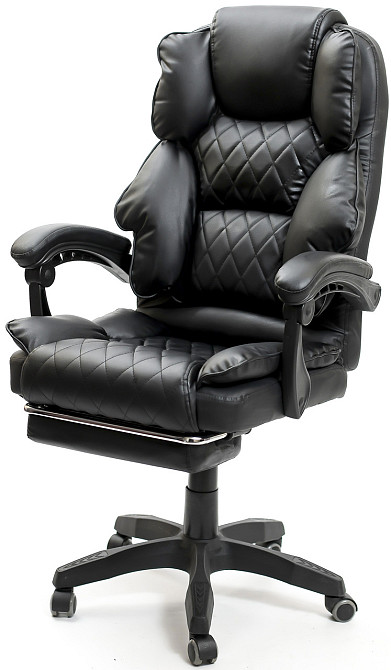 Кресло офисное Diego Comfort Pro черное Киев - изображение 3