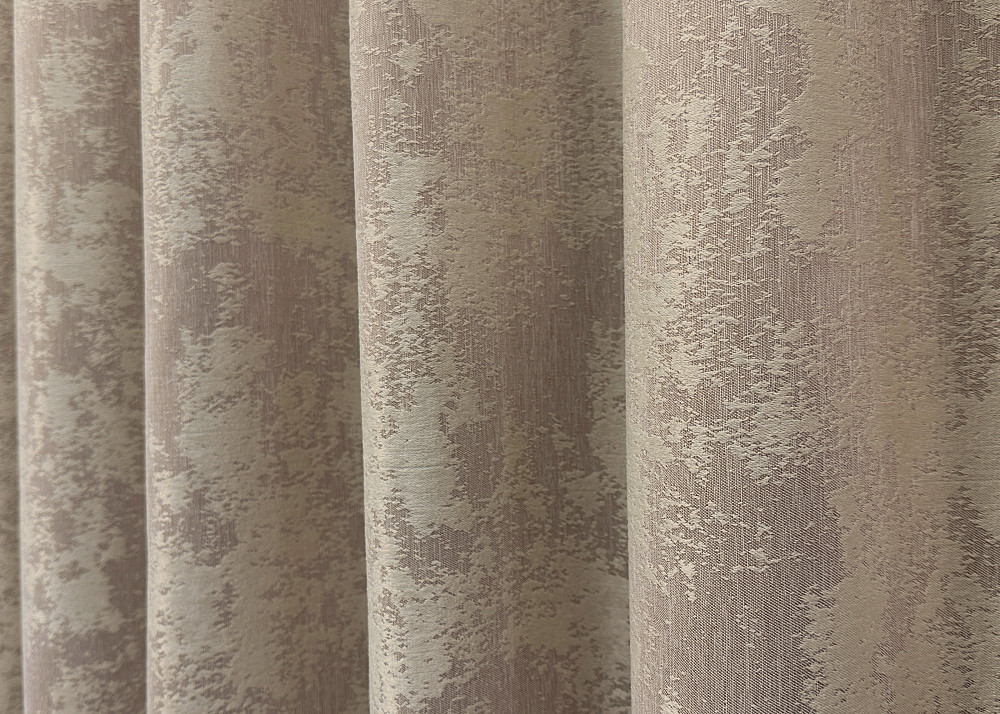 Комплект готовых штор VR-Textil Жаккард Sultan YL № 1548ш Бежевый 100х275 см 2 шт (31-755) Киев - изображение 7