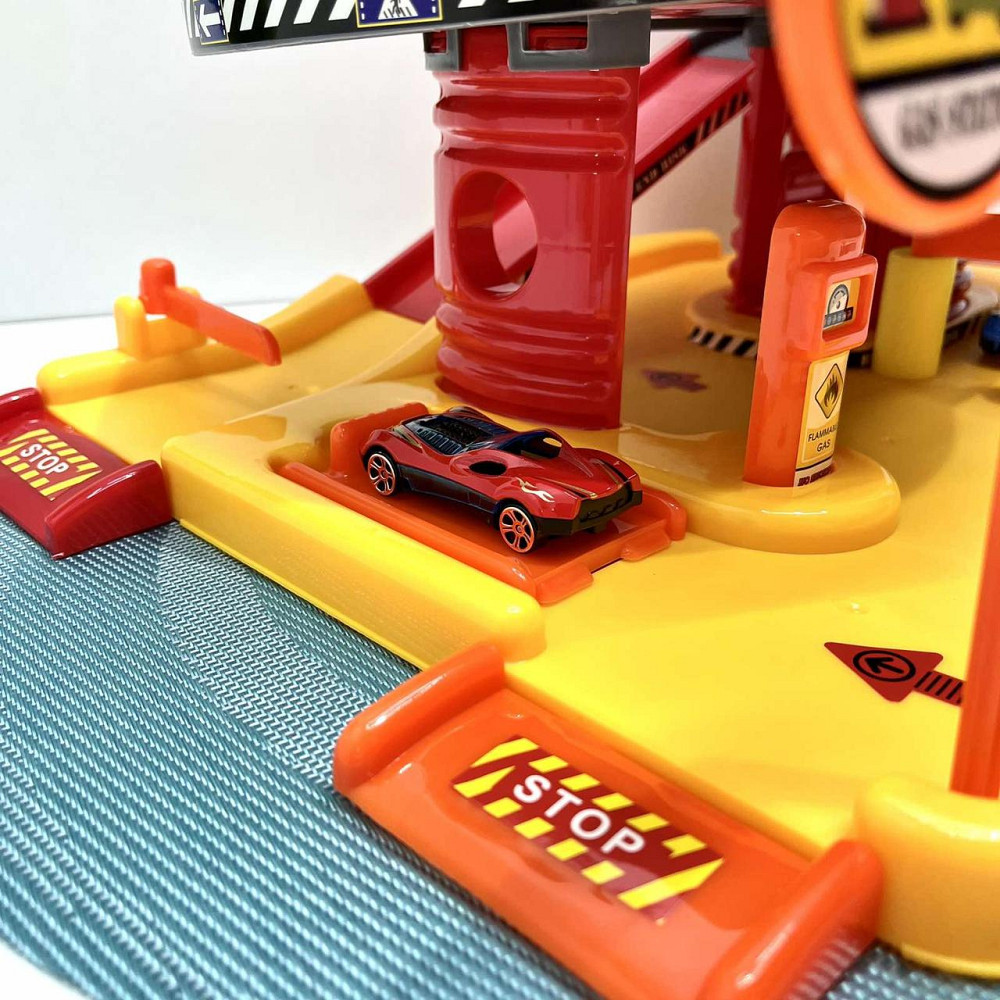 Гараж паркування 3 поверхи 50х35х9см 6 шт машинок (P9988A-2) Чернігів - фото 5