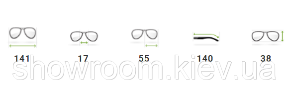 Женские солнцезащитные очки Celine (40279) black LUX Киев - изображение 8