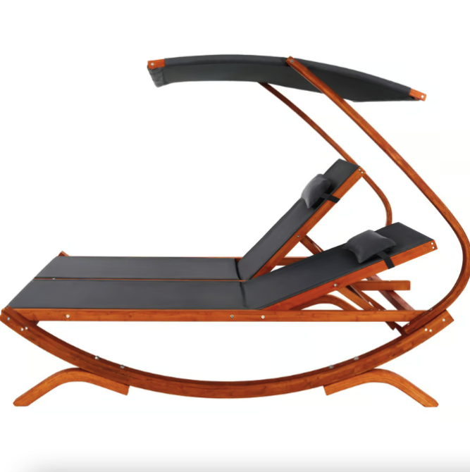 Садовий шезлонг Di Volio Pionza двомісний сірий Київ - фото 2