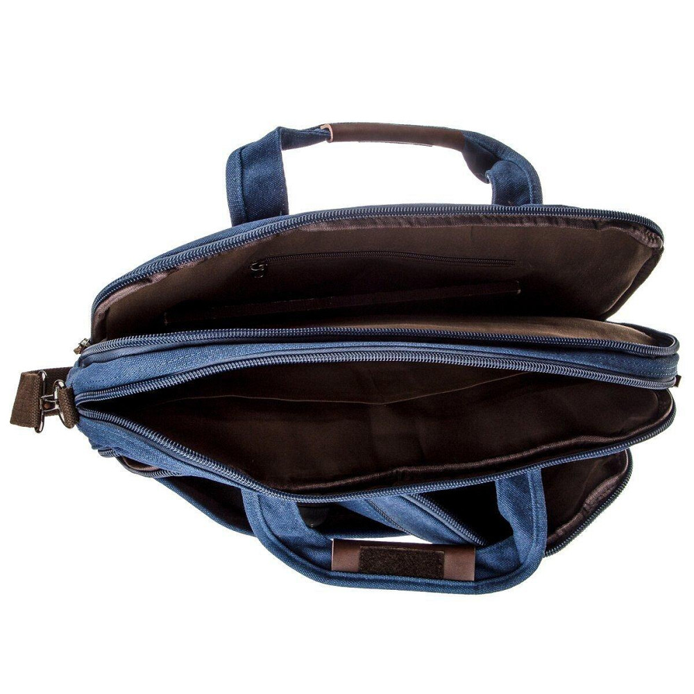 Сумка текстильна для ноутбука Cиня (Vintage) Київ - фото 4