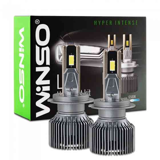 LED лампи WINSO H8/H11/H16, 130Вт, 11000Лм, 12/24V, 6500K, CSP3570 (модель 799110) Ковель