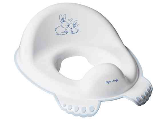 Накладка дитяча на сидіння унітазу Bunny white Київ