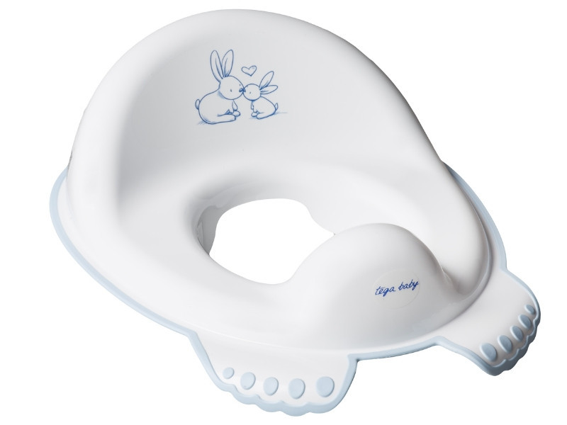 Накладка дитяча на сидіння унітазу Bunny white Київ - фото 1