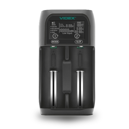 Зарядний пристрій для акумуляторних батарейок універсальний VCH-UT201 Videx Житомир - изображение 1