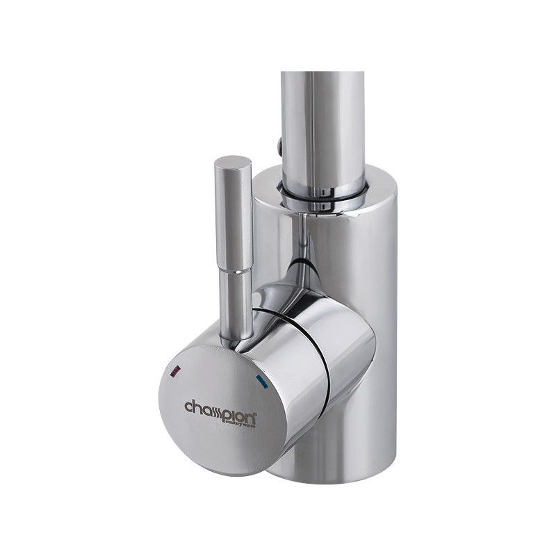 Смеситель для умывальника Champion SUS-001 из нержавеющей стали, хромированное покрытие (CH0334) Харьков - изображение 3