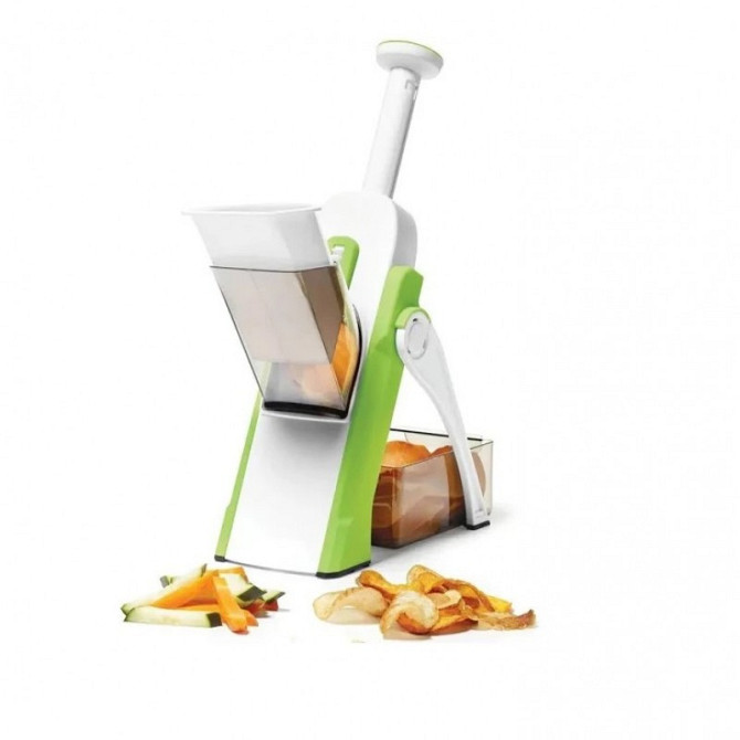 Овочерізка Safe Slice Mandoline для нарізки овочів та фруктів, нарізка кубиками, кружальцями, соломк Київ - фото 2