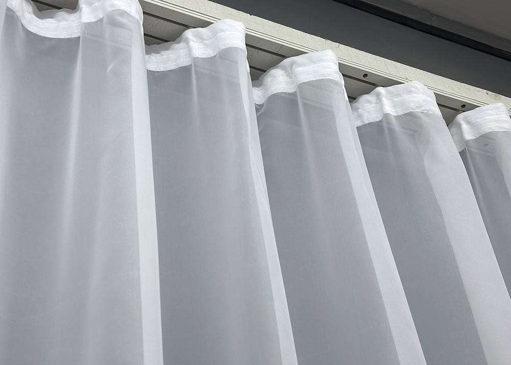 Тюль шифоновая с принтом цвет сиреневый с белым 1760т Киев - изображение 7