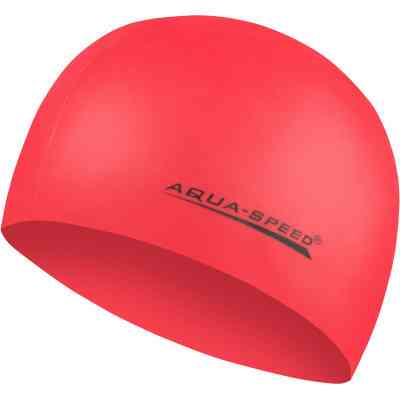 Шапка для плавання Aqua Speed Mega 100-31 червоний Уні OSFM (5908217635587) Вінниця