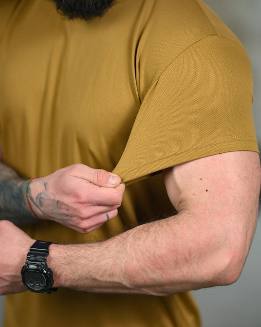 Тактична футболка SELION Руни койот ТР6768 Одеса - фото 7