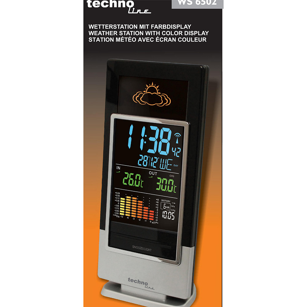 Метеостанция Technoline WS6502 Black/Silver (WS6502) Вінниця - фото 4
