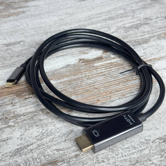 Кабель USB Type-C – HDMI 1.7 м, 4K 30Гц, Thunderbolt 3, для Apple MacBook, ноутбуков Киев