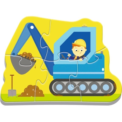 Пазл Trefl Baby Classic Транспортные средства на строительной площадке (5900511360721) Винница - изображение 6