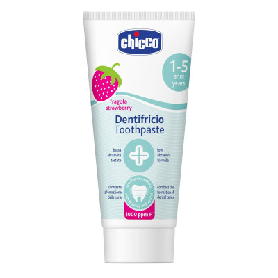 Дитяча зубна паста Chicco Полуниця з фтором 50 мл (07429.00) Вінниця - фото 1