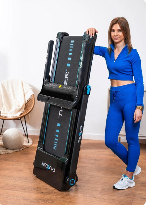 Беговая дорожка электрическая THUNDER ULTRA-BLACK Киев - изображение 4