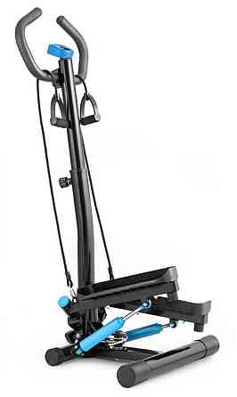 Степпер HS-055S Noble Blue для домашніх тренувань фітнесу, кардіо та схуднення, компактний тренажер для ніг і сідниць Київ