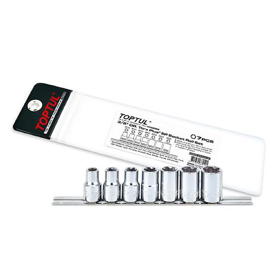 Набір головок Torx Plus EP 3/8" EP10-EP20 7ед. TOPTUL GAAG0706 Одеса - фото 1