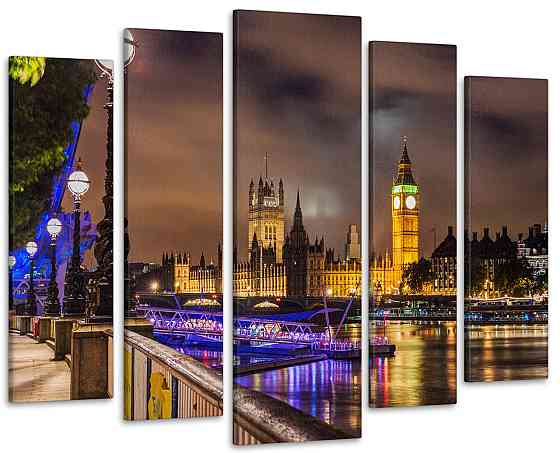 Модульная картина Ночной Лондон (80х118 см) Art-88_5 99x140 см Киев