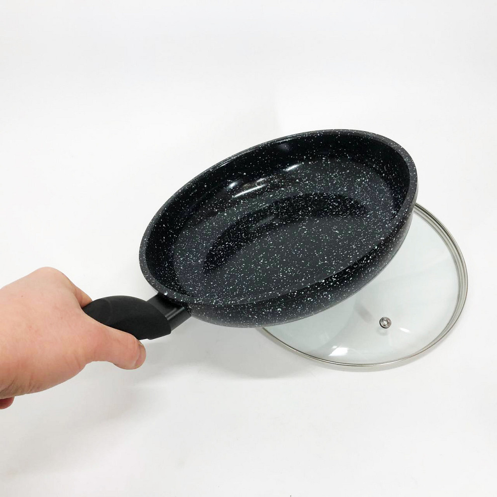 Сковорода для приготування на індукційній плиті, Сковорода антипригарна індукційна UJ-97 Івано-Франківськ - фото 8