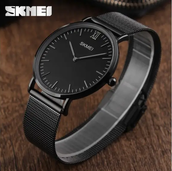 Женские ультратонкие часы Skmei 1182 Cruize Черный Винница - изображение 5