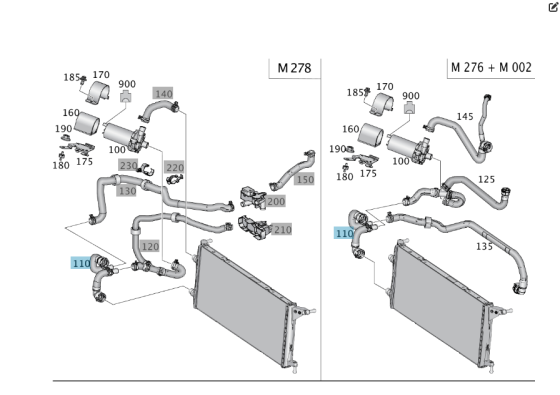 Mercedes-Benz  A1665003475 Патрубок радіатора низької температури ML/GLE W166 GLE Coupe C292 GL/GLS X166 Одесса