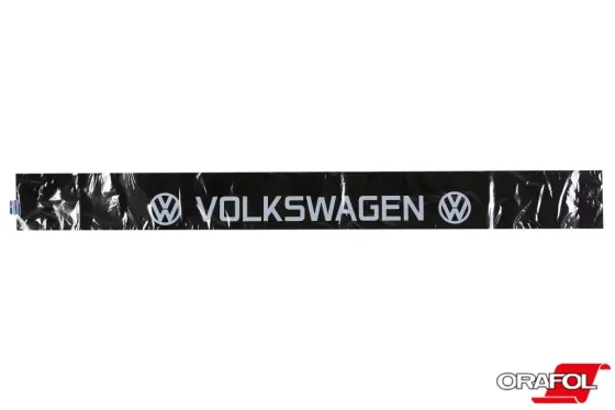 Наклейка на лобове скло 20*200см Volkswagen чорна Автограф Вінниця