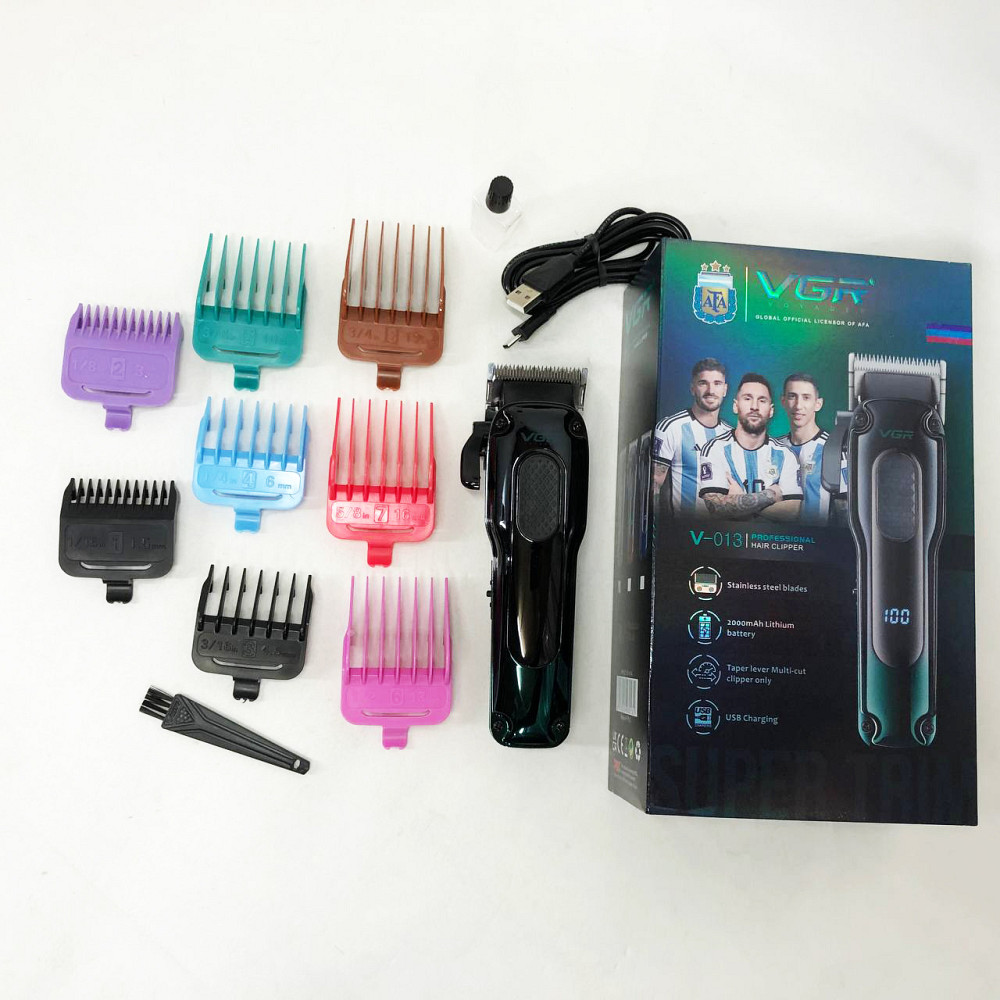 Универсальный триммер для мужчин, Професиональная машинка для стрижки волос Триммер висков RI-40 Львов - изображение 11