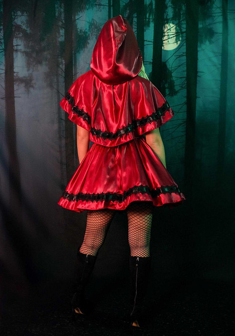 Еротичний костюм Червоної шапочки Leg Avenue Gothic Red Riding Hood XL, сукня, накидка Sex Aura Київ - фото 10