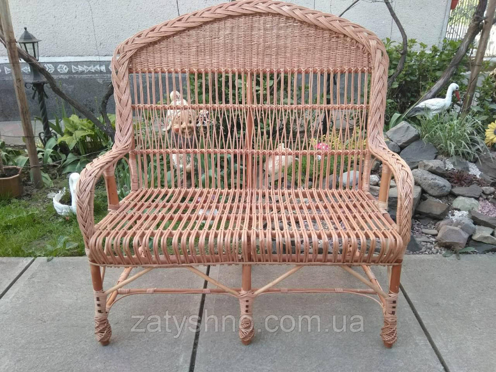 Диван из лозы  с высокой спинкой Киев - изображение 3