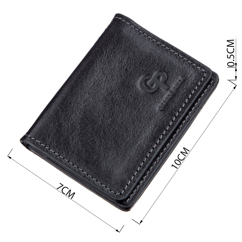 Обкладинка для водійських прав гладка шкіра GRANDE PELLE 11193 Чорна Київ - фото 3