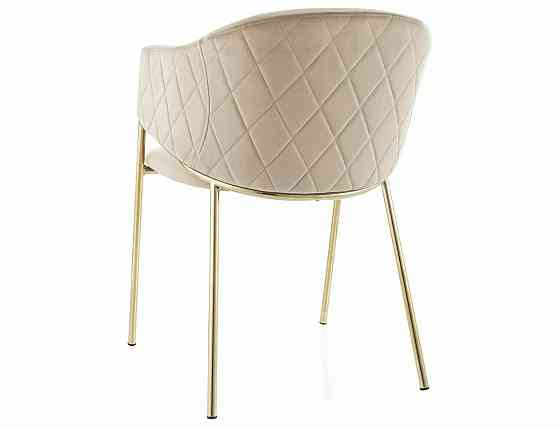 Стілець BONO VELVET золотий каркас/беж BL.28 Киев
