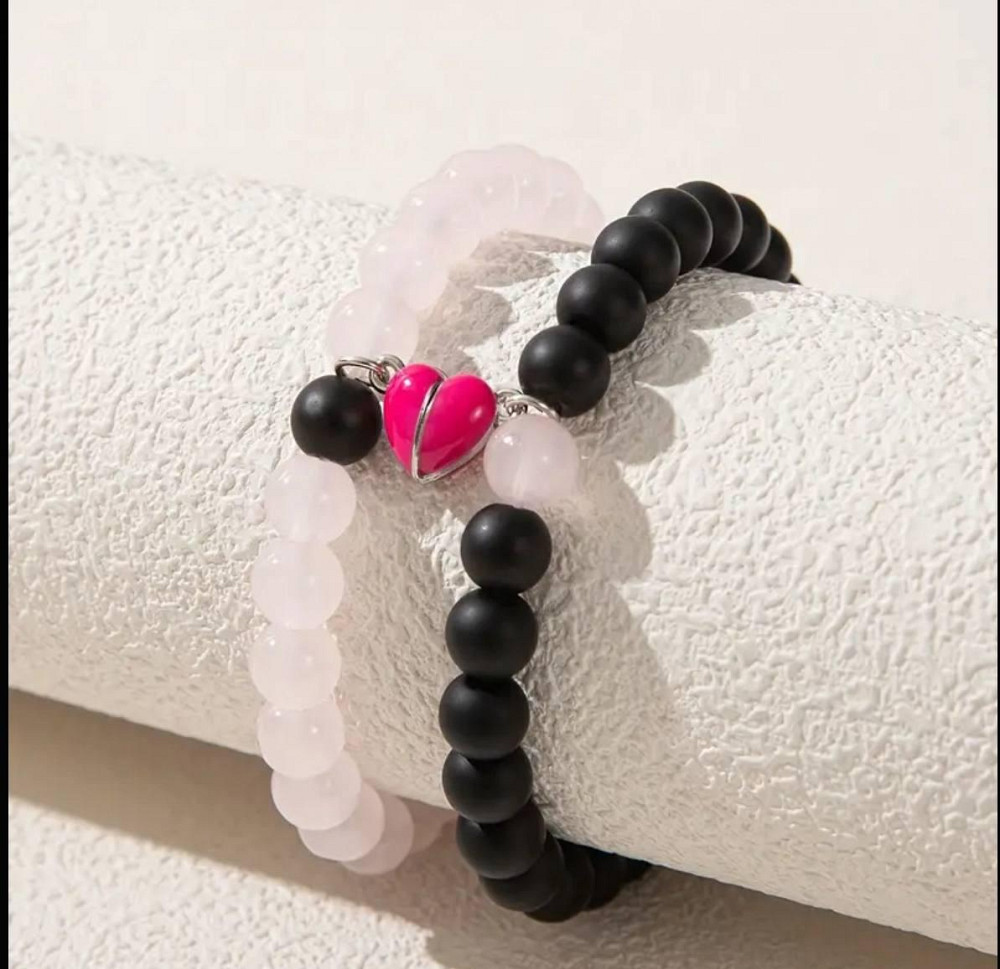 Парные браслеты для влюблённых со светящимся сердцем Киев - изображение 3