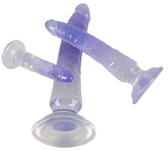 Набір прозорих анальних фалоімітаторів 3pcs natural dildo set Sex Aura Київ