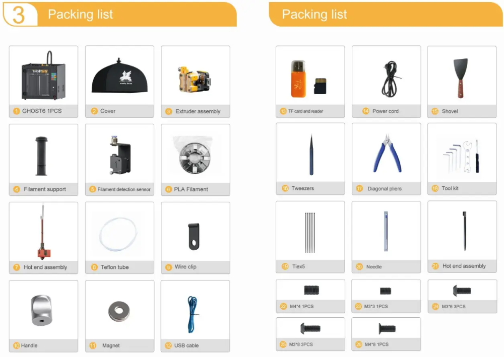 3D принтер Flyingbear Ghost 6 Wi-Fi (255×210×210мм) FDM 150мм/с Вінниця - фото 6