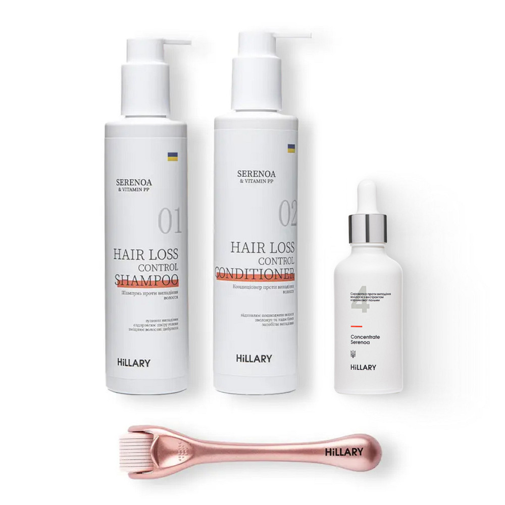 Набор против выпадения волос + Мезороллер для кожи головы Hillary Киев - изображение 1